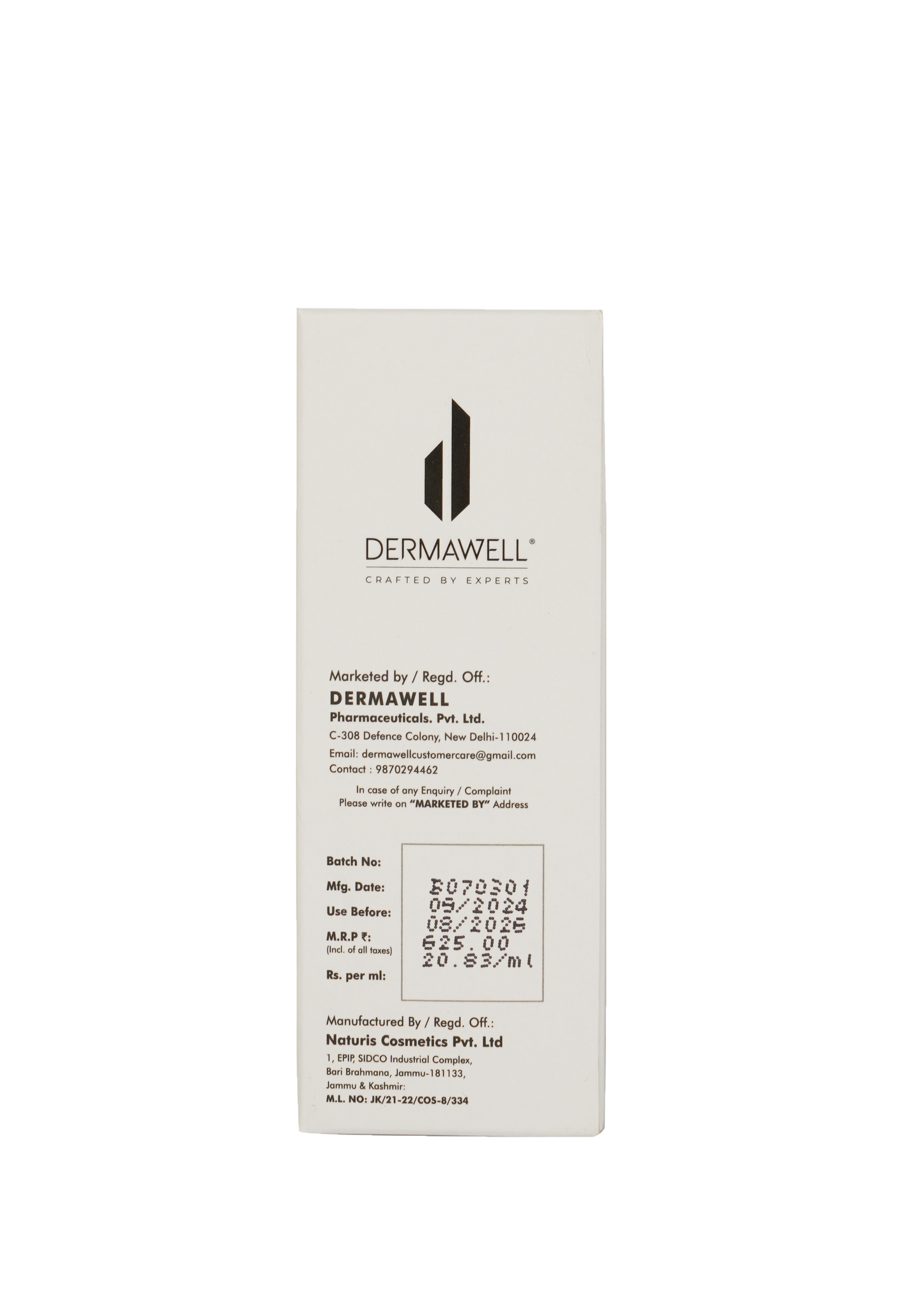 DERMAWELL Crafted By Experts Day Serum With 1% HA Serum & 3% Peptide Complex | Improves Appearance Of fine Lines & Wrinkles | Hydrates & Plumps Skin | For All Skin Type (Pack Of 1, 30ml)