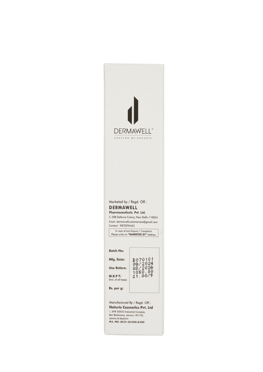 DERMAWELL Crafted By Experts Invisible Primer Sun-screen SPF 50 | B3 FREE | Non - Sticky | Lightweight | Zero White Cast | For All Skin Types (Pack Of 1, 50gram)