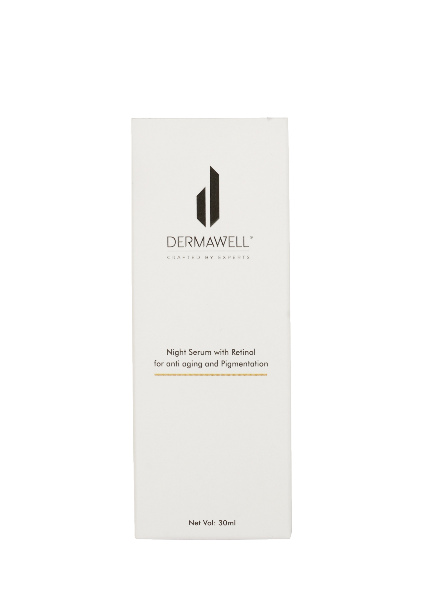 DERMAWELL Crafted By Experts Night Serum With Retinol For Anti Aging And Pigmentation | Helps Improve Skin Tone | For Unisex (Pack Of 1, 30ml)
