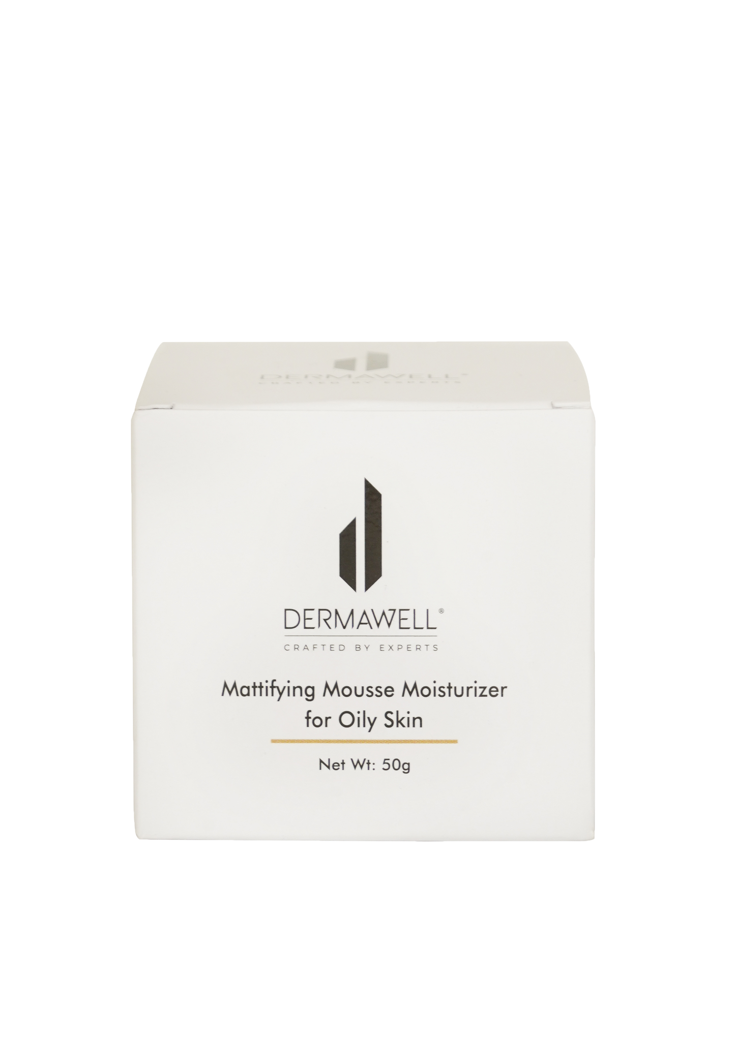 DERMAWELL Crafted By Experts Mattifying Mousse Moisturizer | Oil Free Hydration | Helps Improve Skin Tone | For Oily Skin (Pack Of 1, 50gram)