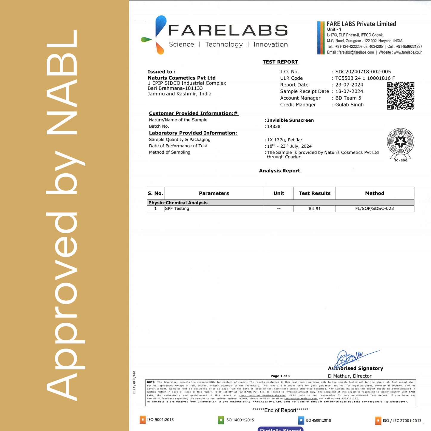 DERMAWELL Crafted By Experts Invisible Primer Sun-screen SPF 50 | B3 FREE | Non - Sticky | Lightweight | Zero White Cast | For All Skin Types (Pack Of 1, 50gram)